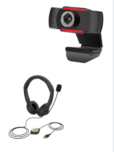 ערכת זום מצלמה ואוזניות