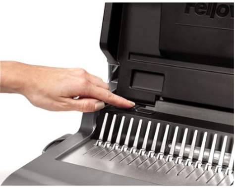 מכונת כריכה ספירלי פלסטיק ידני Fellowes Quasar+500 : image 3