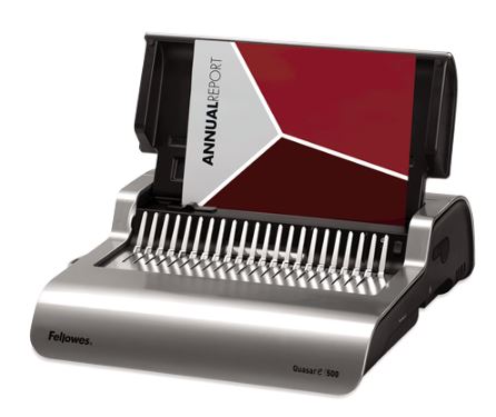 מכונת כריכה ספירלי חשמלית Fellowes Quasar E 500
