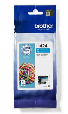 דיו כחול מקורי Brother LC424C ברדר : image 1