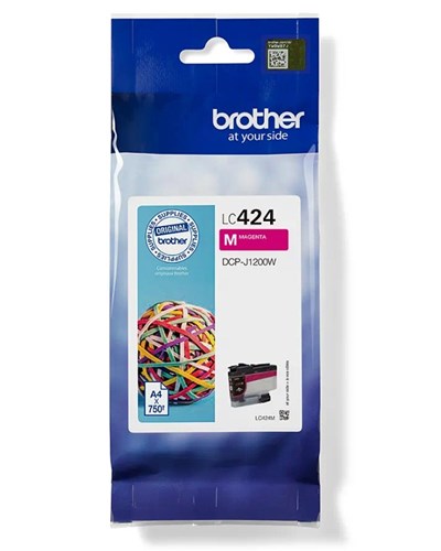 דיו אדום מקורי Brother LC424M ברדר