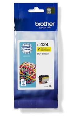 דיו צהוב מקורי Brother LC424Y ברדר : image 1